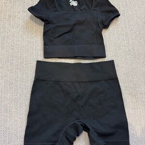 Wild fable ribbed athletic set